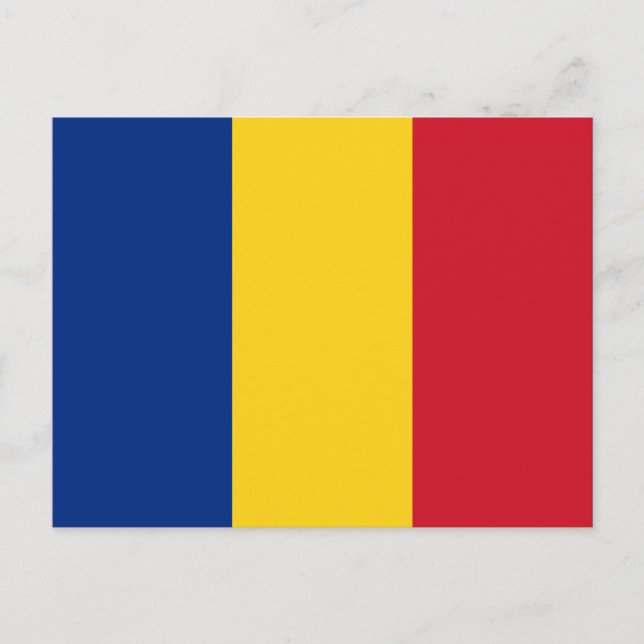 Romanian Flag (Romania) Postcard (Front)