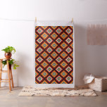 Romanian Folk Art Decorative Pattern Fabric