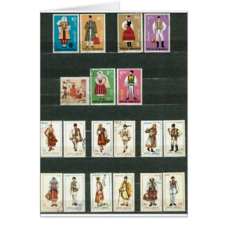 Romanian folk costumes 2 cards