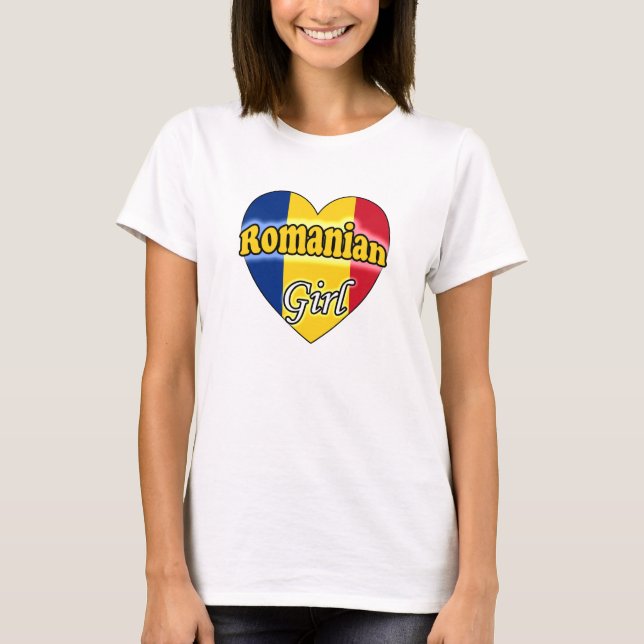 Romanian Girl T-Shirt (Front)