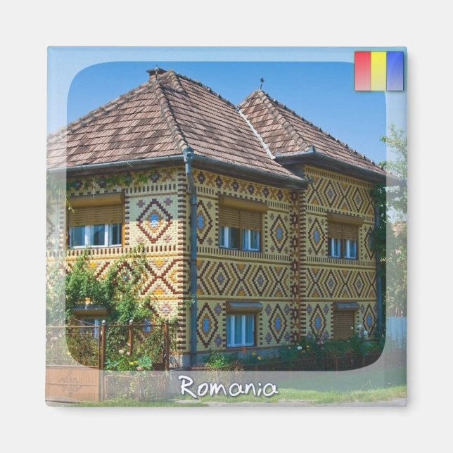 Romanian House Magnet (Front)