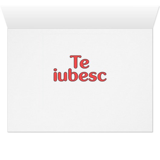 Romanian - I love you (Inside Horizontal (Bottom))