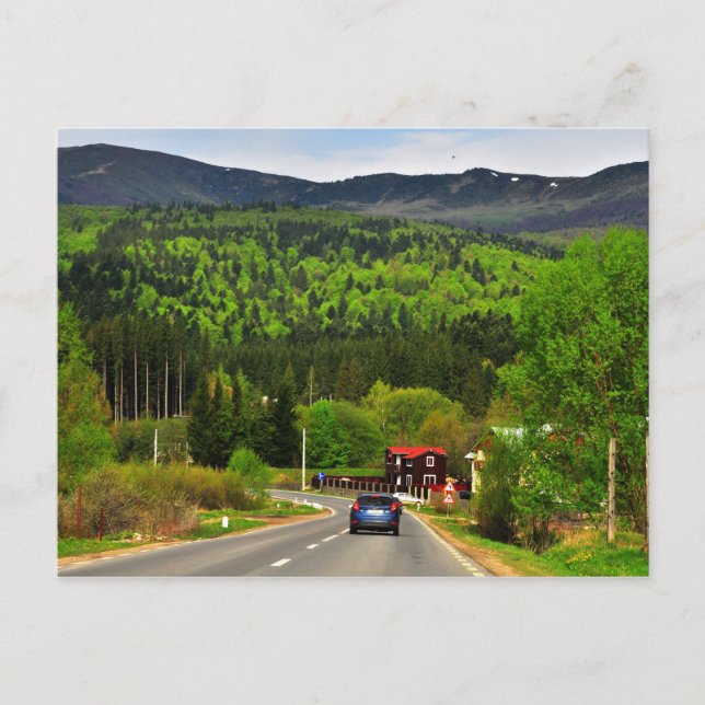 Romanian landscape postcard (Front)