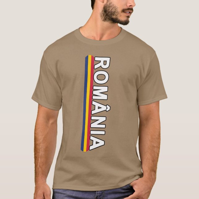 Romanian Language SportsStyle Flag And Emblem girl T-Shirt (Front)