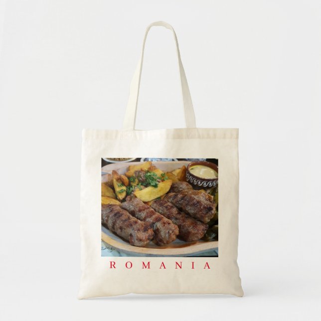 Romanian Mici up close tote bag (Front)