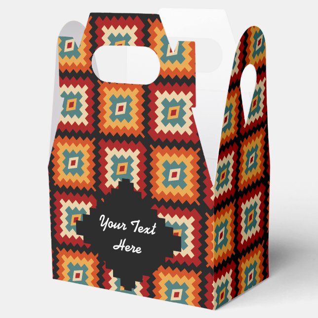 Romanian Motifs Favor Boxes (Opened)