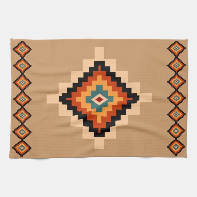 Romanian Motifs Towel (Horizontal)