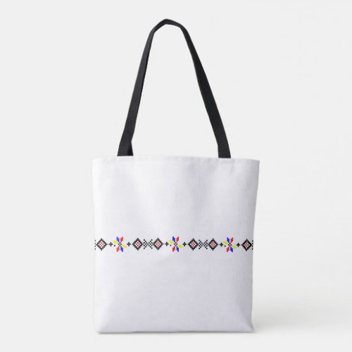 romanian popular motif folk symbol country rural r tote bag