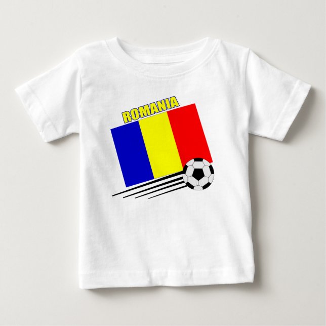 Romanian Soccer Team Baby T-Shirt (Front)