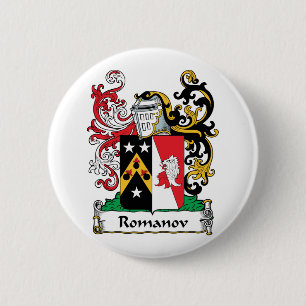 Romanov Family Crest Pinback Button