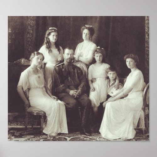 Romanov Family Portrait _ 1913 Poster