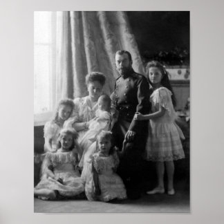 Romanov Family Portrait - Circa 1904 Poster