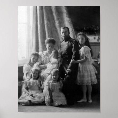 Romanov Family Portrait _ Circa 1904 Poster