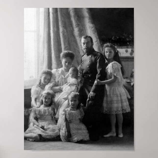 Romanov Family Portrait - Circa 1904 Poster (Front)