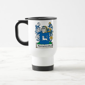 Romanovsky Family Crest Travel Mug