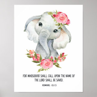 Romans 10:13, Will Be Saved, Name Of The Lord, Poster