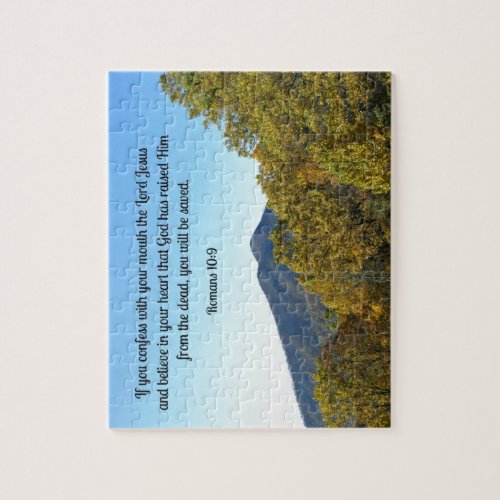 Romans 109 If you confess with your mouth Jigsaw Puzzle