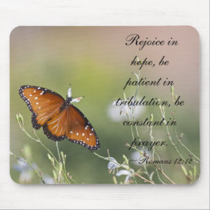 Romans 12:12 mouse pad