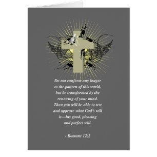ROMANS 12:2 Bible Verse Cards