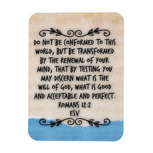 Romans 122 Bible Verse  Magnet