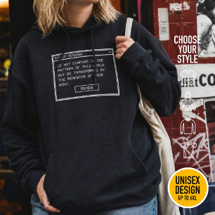 Romans 12:2 Do not conform Christian Streetwear Hoodie