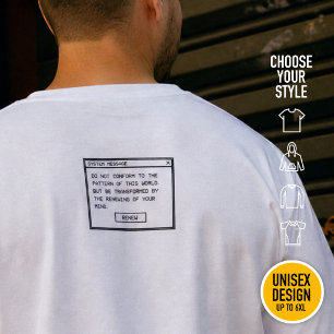 Romans 12:2 Do not conform Christian Streetwear T-Shirt