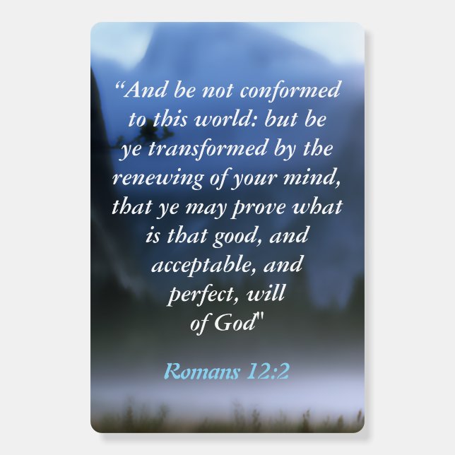 Romans 12:2 foam board (Front)