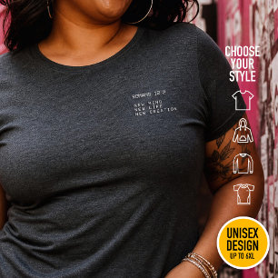 Romans 12:2 New Mind Life Creation Minimalist Plus Size T-Shirt