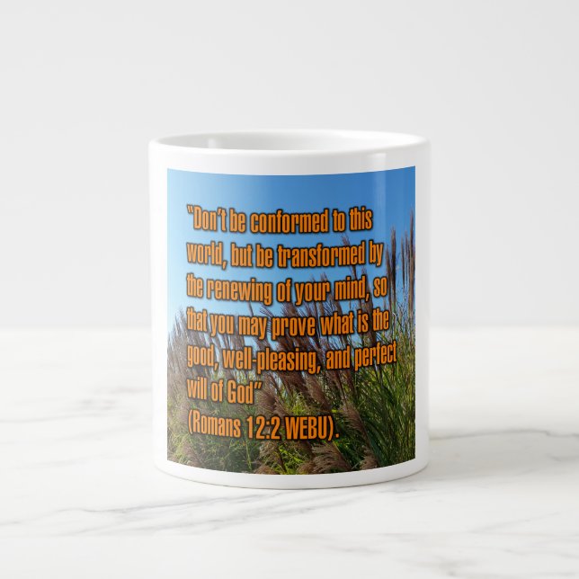 Romans 12:2 WEBU Mug (Front)