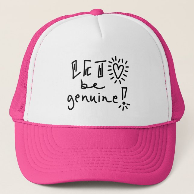 Romans 12:9 Trucker Hat (Front)