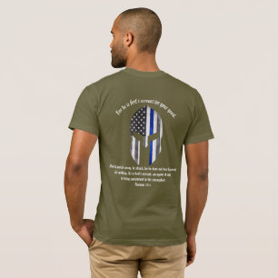 Romans 13:4 Thin Blue Line T-Shirt