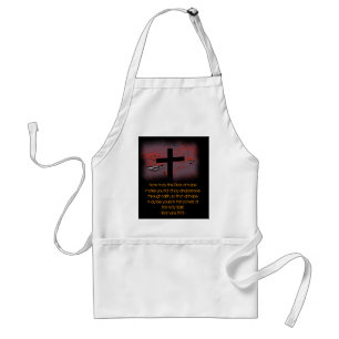 Romans 15:13 adult apron
