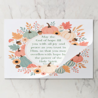 Romans 15:13 Fall Paper Pad