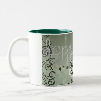 Romans 15:13 Hope, Peace, Joy Mug