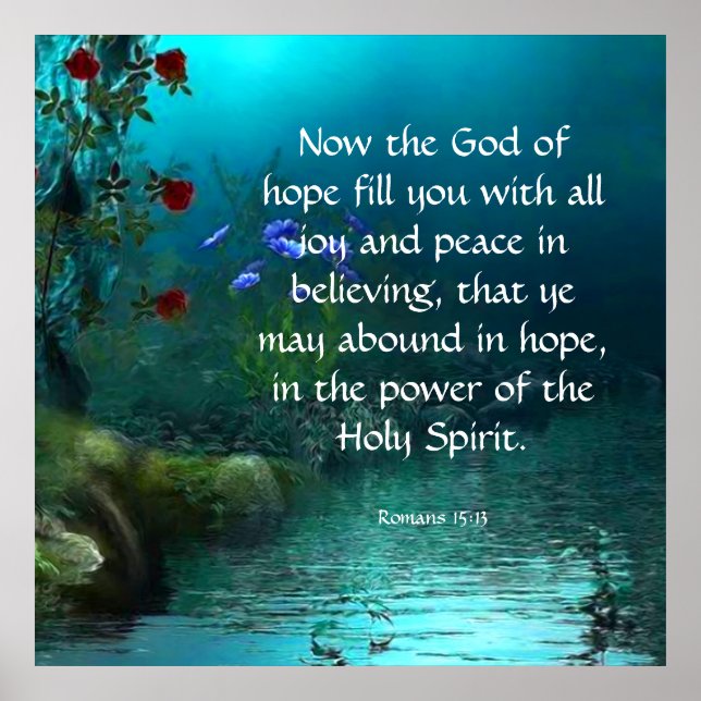 Romans 15:13 poster (Front)