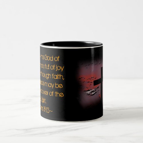 Romans 1513 Two_Tone coffee mug