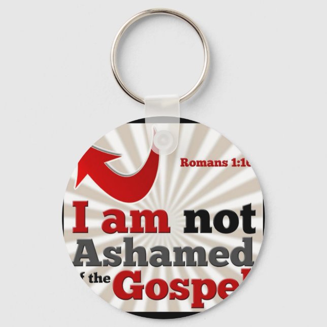 Romans 1:16 keychain (Front)