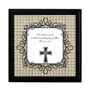 Romans 3:23 Bible Verse Keepsake Box