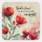 Romans 8:14 Christian Bible Scripture Stickers