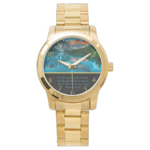 Romans 6:23 moutain lake gold watch