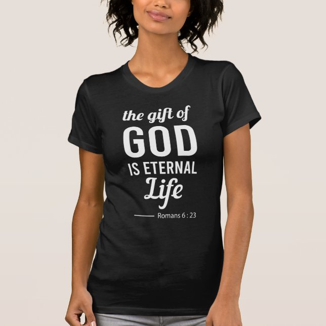 Romans 6 : 23 / Women's Slim Fit   T-Shirt (Front)