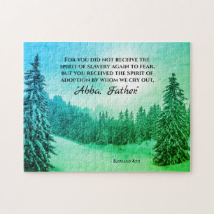 Romans 8:15 We cry out "Abba Father" Jigsaw Puzzle