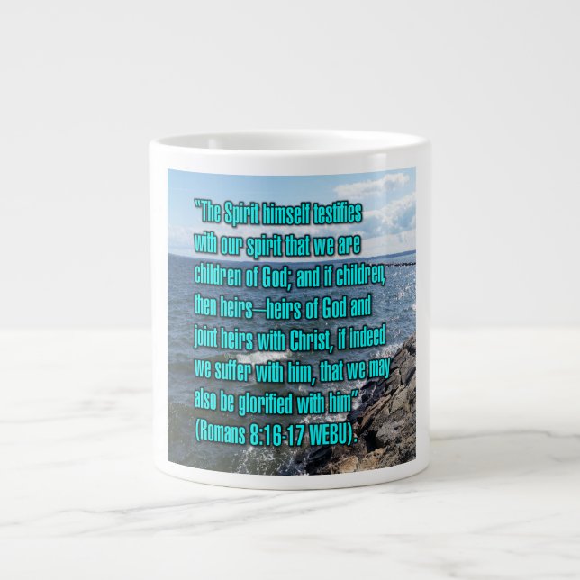 Romans 8:16–17 WEBU Mug (Front)