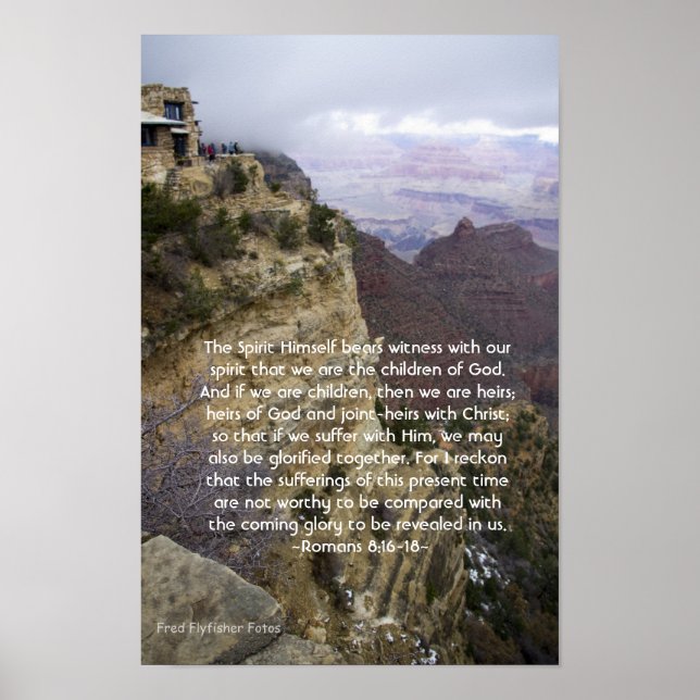 Romans 8:16-18 Poster (Front)