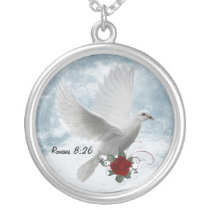 Romans 8:26 Necklace