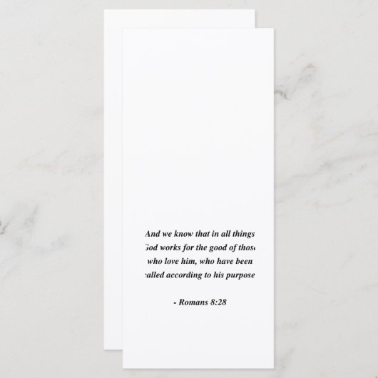 ROMANS 8:28 (Front/Back)
