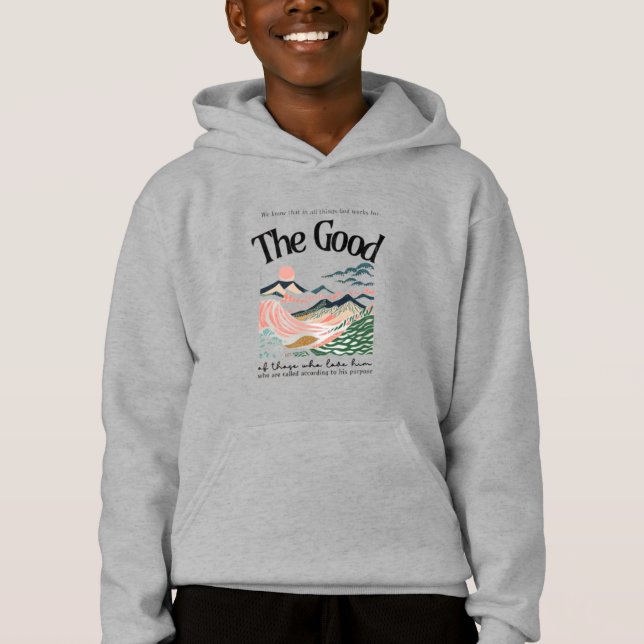 Romans 8:28 Artwork Hoodie (Front)
