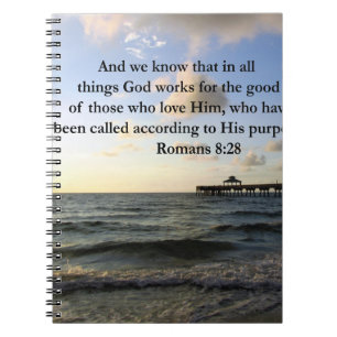 ROMANS 8:28 BIBLE NOTEBOOK