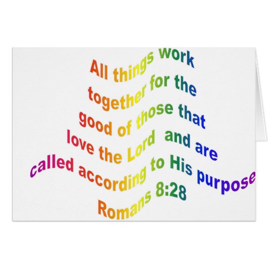 Romans 8 28 cards (Front Horizontal)