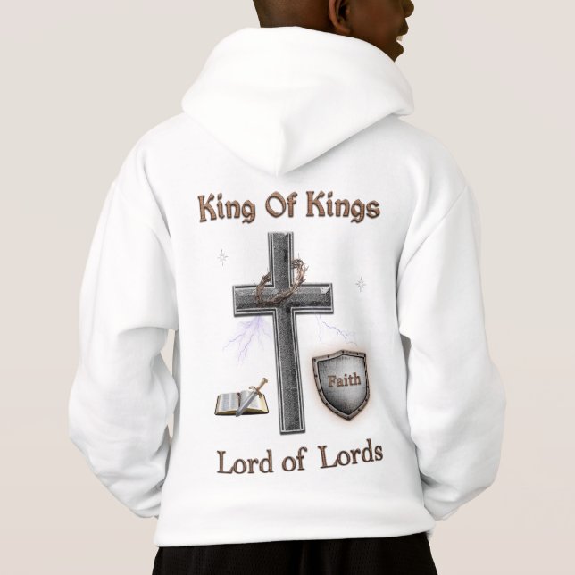 Romans 8:28 Christian  Hoodie (Back)
